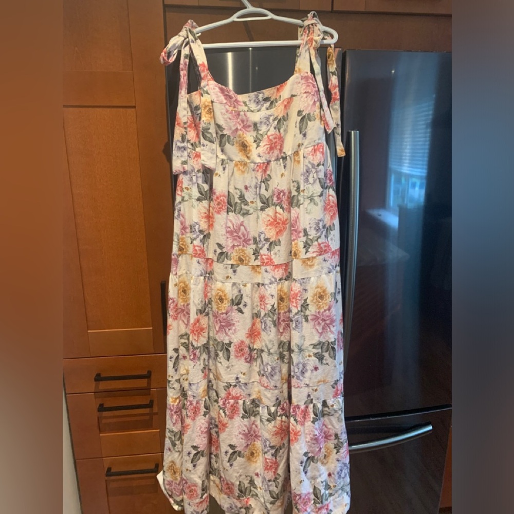 Maxi linen dress